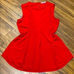 NYGARD Red Sleeveless Top